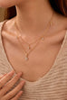 Crystal Star & Floral Layered Necklace Set | 40NK9687