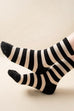 Colorful Horizontal Striped Crew Sock | 40S02088