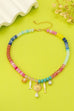 Nautical Multi-Color Beaded Charm Necklace | 80N92901