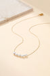 STAINLESS STEEL NON-TARNISH PEARL NECKLACE | 40NK9692