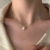 18K STAINLESS STEEL TARNISH FREE PEARL NECKLACE | 40NK9690