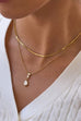 18K STAINLESS STEEL TARNISH FREE LAYERED NECKLACE | 40NK9691