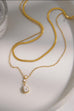 18K STAINLESS STEEL TARNISH FREE LAYERED NECKLACE | 40NK9691