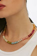 Natural Stone Semi-Precious Glass Mixed Necklace | 40NK9694
