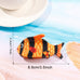 Jumbo Vibrant Fish-Shaped Acrylic Hair Claw Clip | 40H1157
