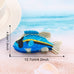 Jumbo Vibrant Fish-Shaped Acrylic Hair Claw Clip | 40H1157