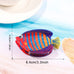 Jumbo Vibrant Fish-Shaped Acrylic Hair Claw Clip | 40H1157