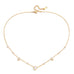 18K STAINLESS STEEL TARNISH FREE CZ NECKLACE | 40NK9693