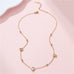 18K STAINLESS STEEL TARNISH FREE CZ NECKLACE | 40NK9693
