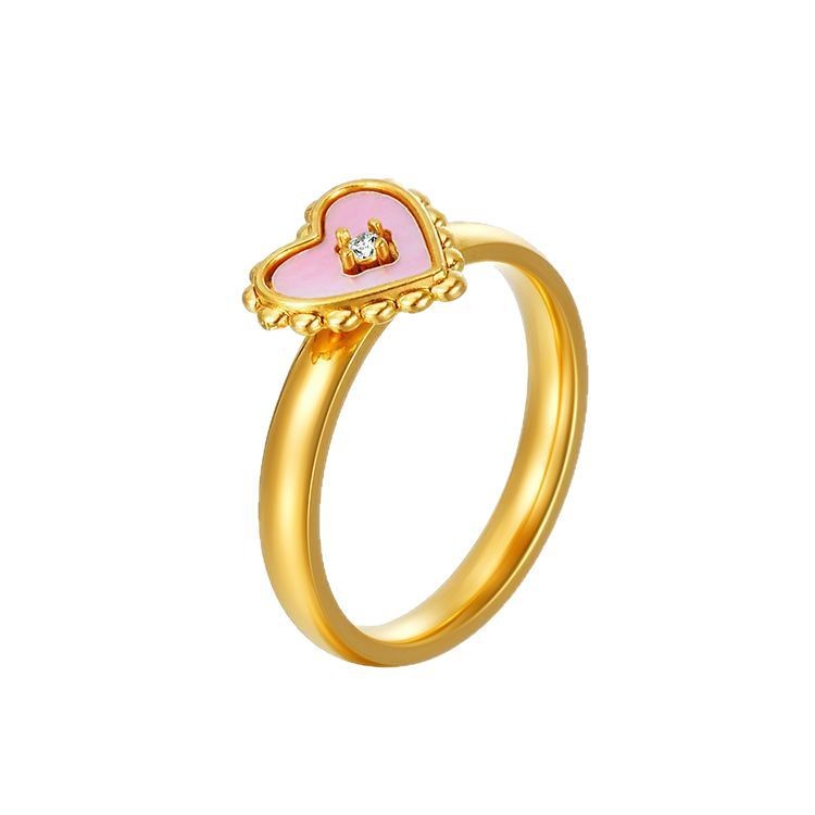 18K STAINLESS STEEL TARNISH FREE SHELL RING | 40R150