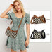 CHECKER CROSSBODY REMOVABLE STRAP BAG | 40P603