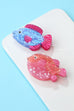 Seaside Nautical Fish Starfish Conch Hair Clips | 40H1078