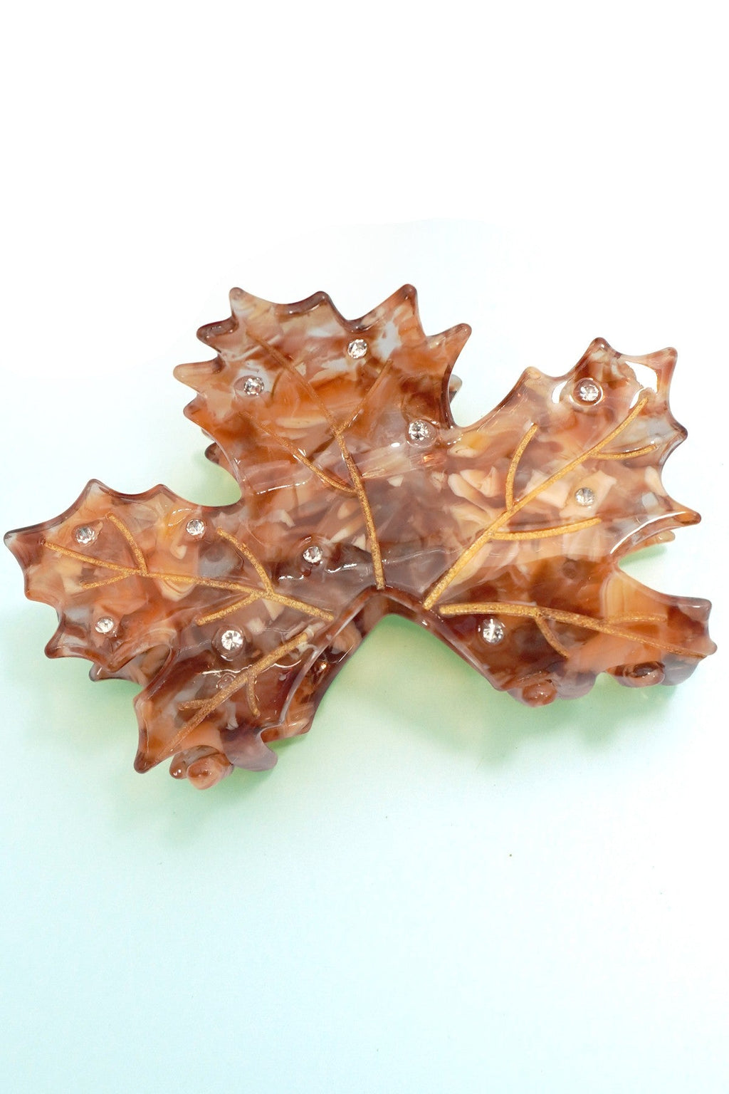 JUMBO FALL LEAF HAIR CLAW CLIPS | 40H1080