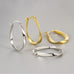 18K STAINLESS STEEL WATERPROOF TARNISH FREE HOOPS | 40E490