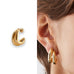 Double-Hoop Sculptural Earrings | 40E491