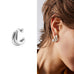 Double-Hoop Sculptural Earrings | 40E491