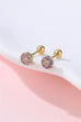 Colorful Crystal Flower Stud Earrings | 40E492