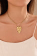 18K STAINLESS STEEL TARNISH FREE HEART NECKLACE | 40NK9695