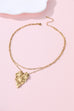18K STAINLESS STEEL TARNISH FREE HEART NECKLACE | 40NK9695