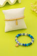 Nautical Blue Beaded Stretch Bracelet Set | 80B1705