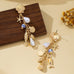 Pearl Shell Fish Cluster Charm Drop Earrings | 80E62042