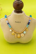 Nautical Blue Beaded Sealife Charm Necklace | 80N92927
