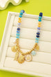 Nautical Blue Beaded Sealife Charm Necklace | 80N92927
