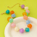 Multicolor Oversized Faceted Pastel Bead Necklace | 80N92990