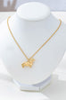 Gold-Tone Dachshund Dog Pendant Necklace | 80N93008