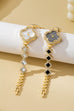 CLOVER CRYSTAL FACE LINK  BAND BRACELET WATCH | 80W006