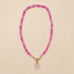 Natural Stone Semi-Precious Glass Mixed Necklace | 40NK9702
