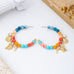 Nautical Multi-Charm Beaded Hoop Earrings | 80E62121