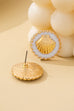 Nautical Seashell Enamel Stud Earrings | 80E62125