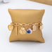 Nautical Gold-Tone Multi-Charm Bracelet | 80B1726