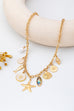 Charm Necklace-Sea Starfish Seashell Fish | 80N92950