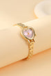 HEART DIAL OVAL BAND BRACELET WATCH | 40W3000