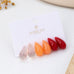 Translucent Teardrop Stud Earring Set | 80E62174
