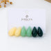 Translucent Teardrop Stud Earring Set | 80E62174