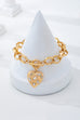 Crystal Heart Toggle Bracelet | 80B1741