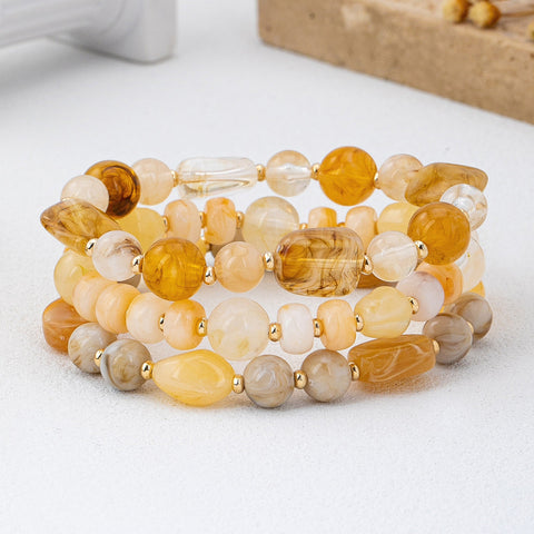 Boho Multi-Color Beaded Bracelet Set | 80B1746