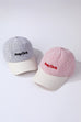 "Pray On It" Stripe Baseball Cap | 40HW754