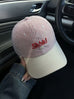 "Pray On It" Stripe Baseball Cap | 40HW754