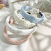 FLORAL PUFFED SPA HEADBAND HAIR BAND | 40HB197