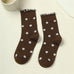 Ruffled Polka Dot Crew Socks | 40S02090