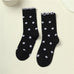 Ruffled Polka Dot Crew Socks | 40S02090