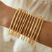 Gold-Tone Multi-Pattern Bangle Set | 40B5254