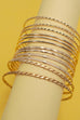 Gold-Tone Multi-Pattern Bangle Set | 40B5254