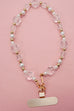 Pearl and Faceted Crystal Beaded Lanyard | 40CA100