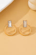 Crystal Cut Door Knocker Earrings | 80E62187