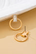 Crystal Cut Door Knocker Earrings | 80E62187